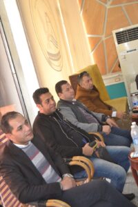 جانب من المؤتمر الصحفي لشركة تيتان بني سويف 