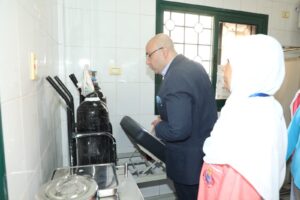  جولة محافظ بني سويف بقرية كوم أبو خلاد