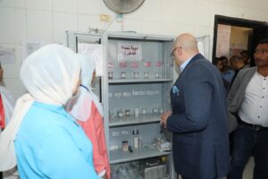 جولة محافظ بني سويف بقرية كوم أبو خلاد