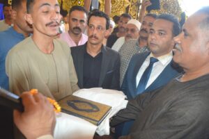إنهاء خصومة ثأرية بين عائلتين شمال بني سويف