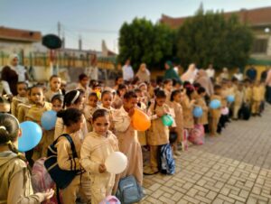 بدء العام الدراسي الجديد في بني سويف 