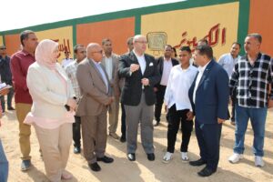 في زيارته لمركز ببا : محافظ بني سويف يتابع جاهزية المدارس استعداداً للعام الدراسي الجديد 