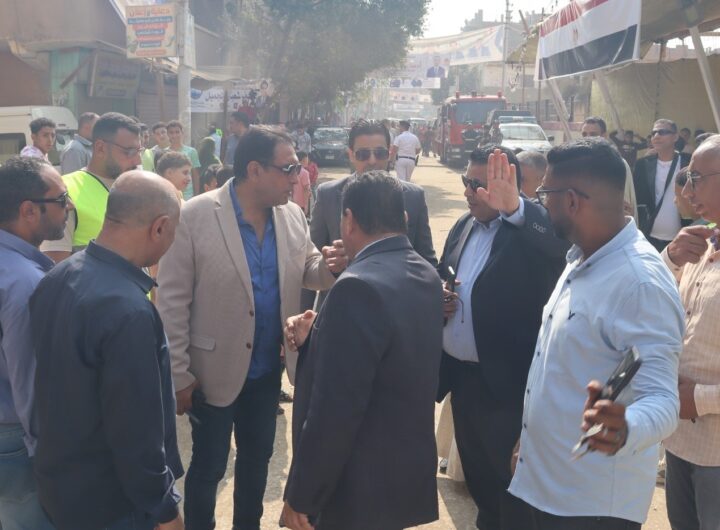 السكرتير المساعد يتفقد اللجان الانتخابية بمركزي بني سويف وإهناسيا 