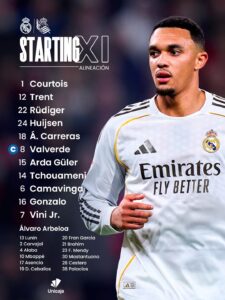 ثلاثي هجومي يقود ريال مدريد أمام ريال سوسيداد في الليجا