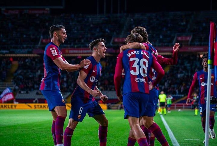 برشلونه يتخطى عقبة اتليتك بلباو