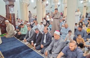 افتتاح مسجد "إبراهيم أدهم" بقرية أشمنت شمال بني سويف 