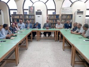 جانب من إجتماع وكيل وزارة التربية والتعليم ببني سويف
