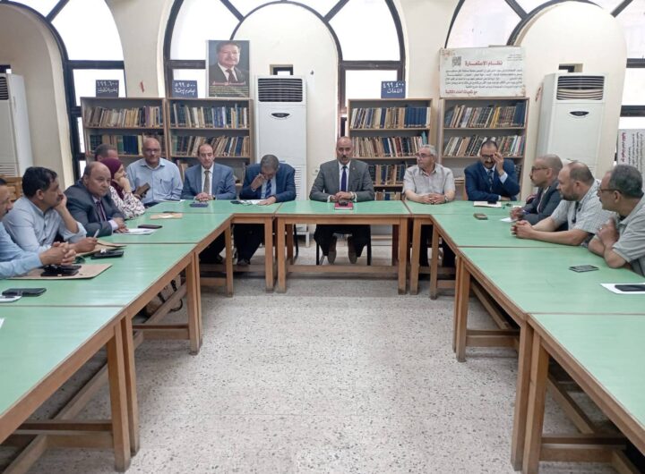 جانب من إجتماع وكيل وزارة التربية والتعليم ببني سويف