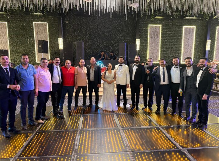 الزميل جمال عبد المنعم مراسل الغد ببني سويف يهنئ «مايكل ومريم» بمناسبة الزواج السعيد 