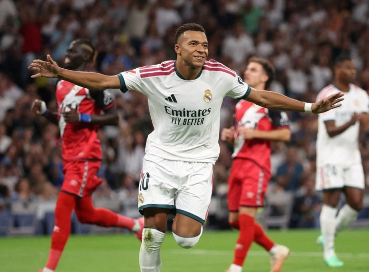 ريال مدريد يكتسح رايو فاليكانو برباعية في ليلة تألق مبابي