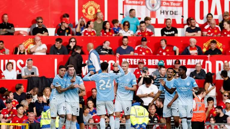 مانشستر سيتي يفوز على مانشستر يونايتد